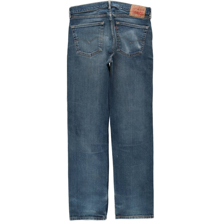 Levi's 505 tapered denim pants for men, size W34 cotton blue type Vintage Second Hand