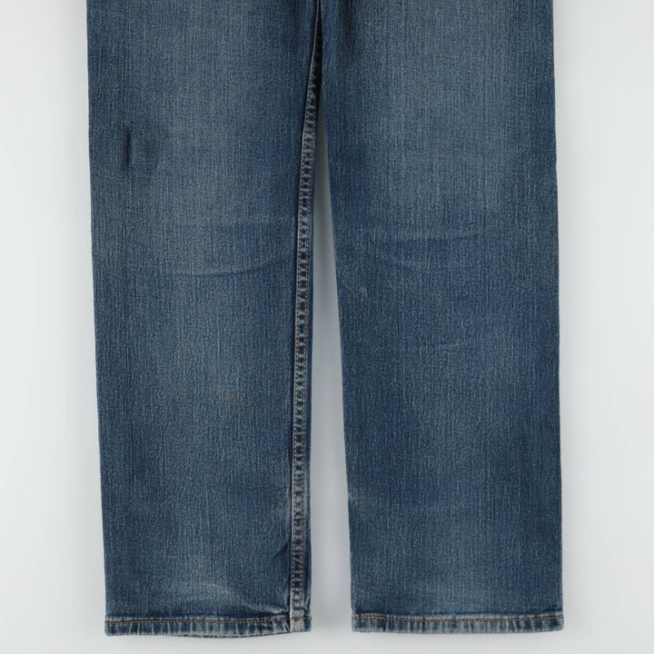Levi's 505 tapered denim pants for men, size W34 cotton blue type Vintage Second Hand