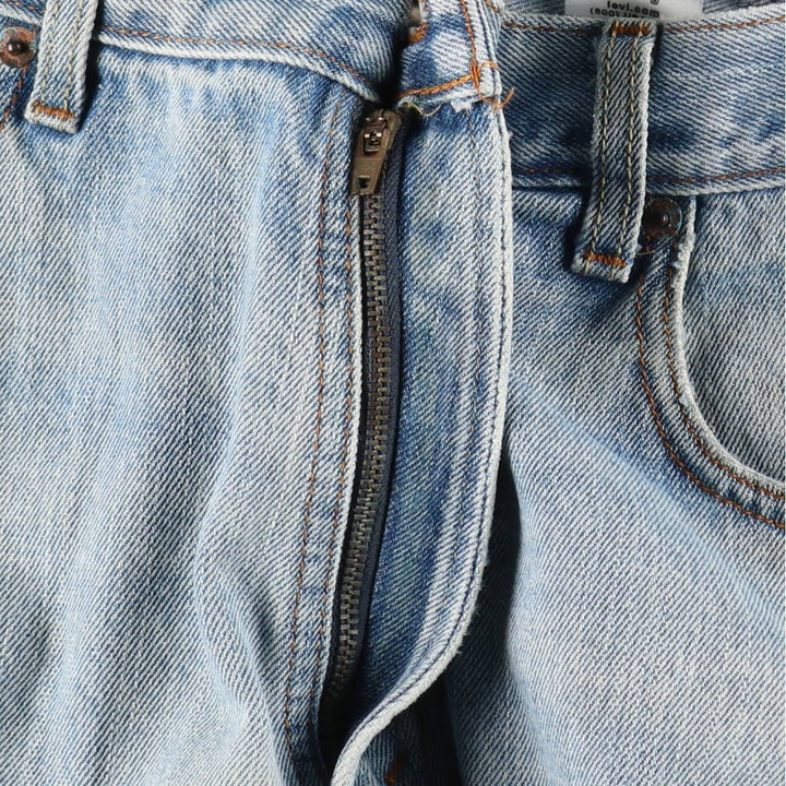 00'S Levi's 505 REGULAR FIT tapered denim pants for men, size w36 cotton Blue type light blue Vintage Second Hand