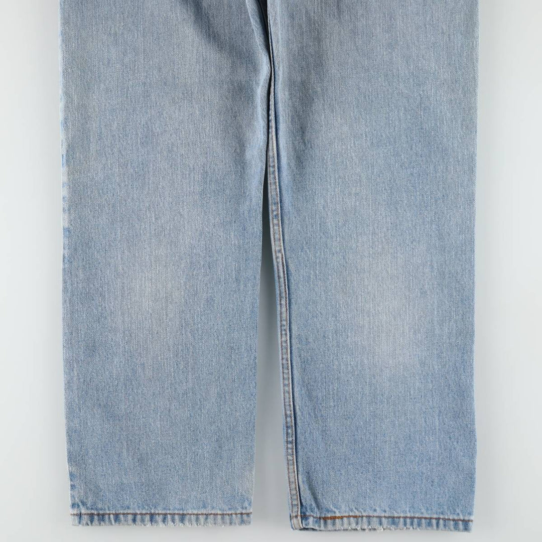 00'S Levi's 505 REGULAR FIT tapered denim pants for men, size w36 cotton Blue type light blue Vintage Second Hand