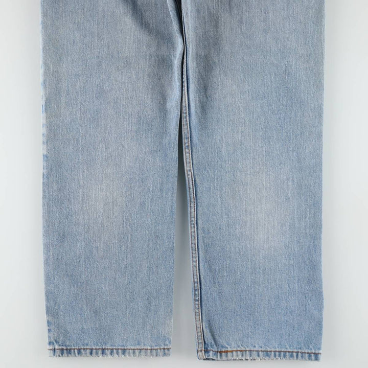 00'S Levi's 505 REGULAR FIT tapered denim pants for men, size w36 cotton Blue type light blue Vintage Second Hand