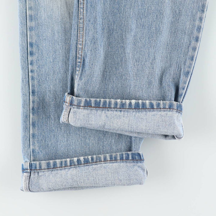 00'S Levi's 505 REGULAR FIT tapered denim pants for men, size w36 cotton Blue type light blue Vintage Second Hand