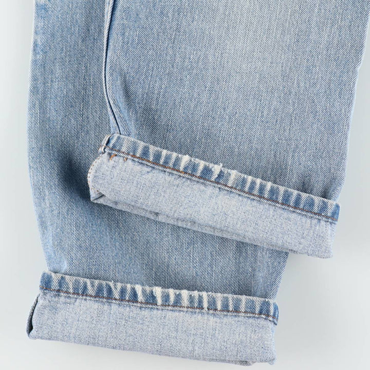 00'S Levi's 505 REGULAR FIT tapered denim pants for men, size w36 cotton Blue type light blue Vintage Second Hand