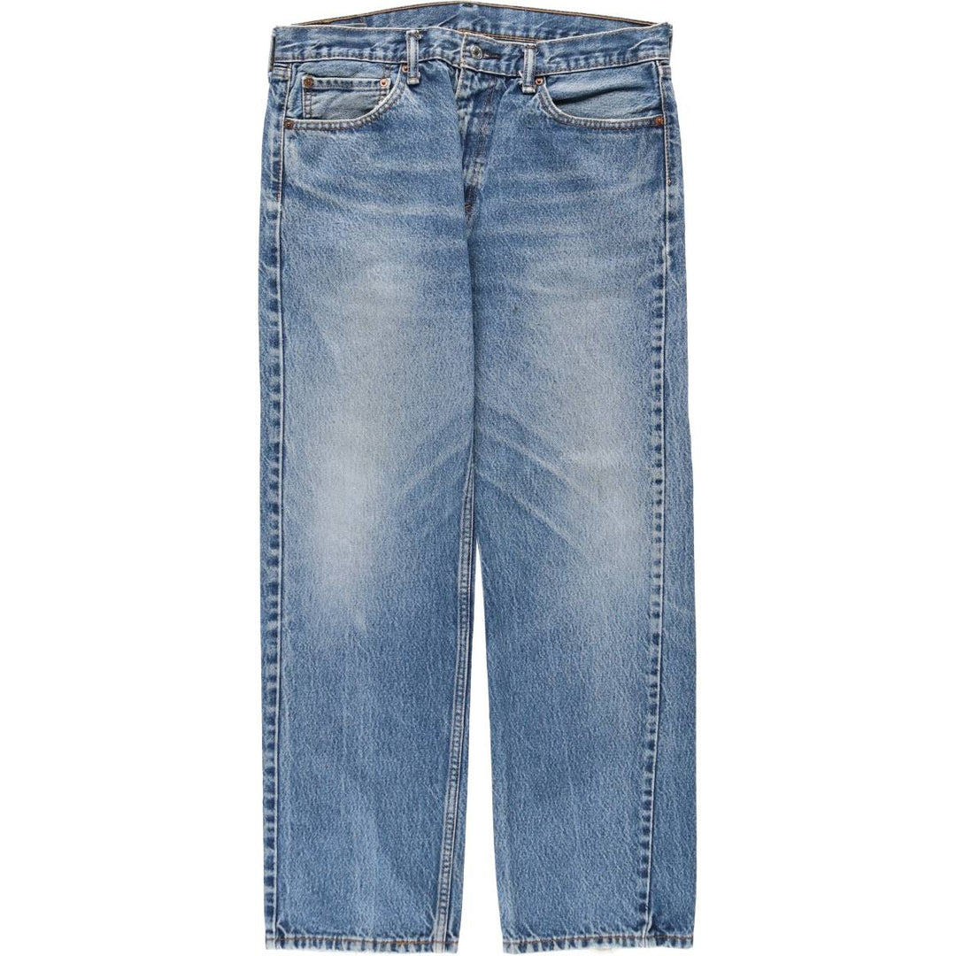 Levi's 505 tapered denim pants for men, size w36 cotton Blue type light blue Vintage Second Hand