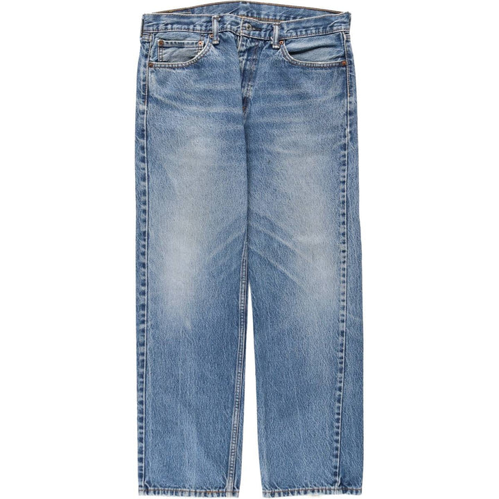 Levi's 505 tapered denim pants for men, size w36 cotton Blue type light blue Vintage Second Hand