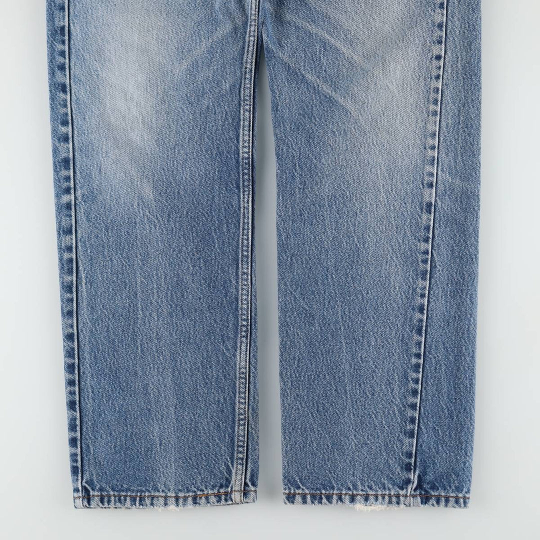 Levi's 505 tapered denim pants for men, size w36 cotton Blue type light blue Vintage Second Hand