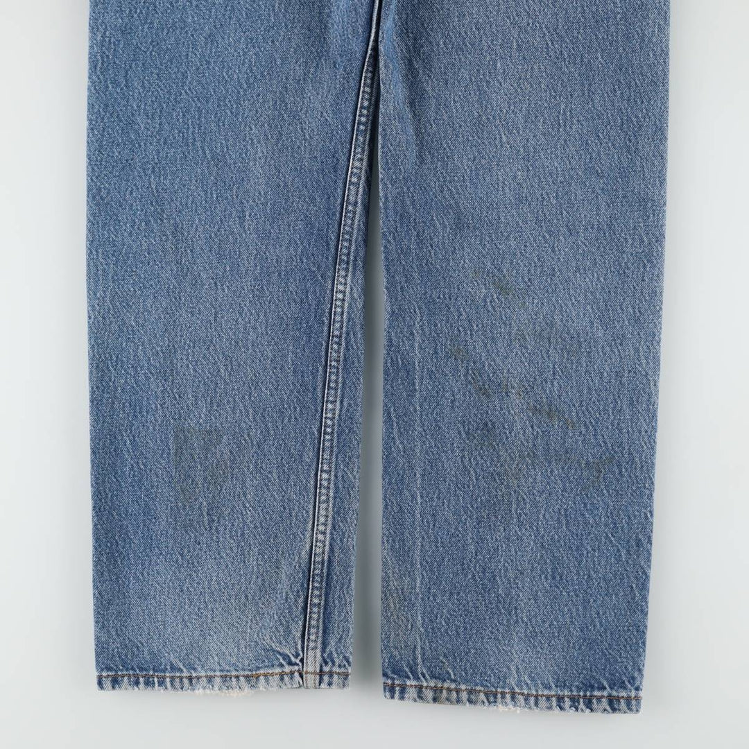 Levi's 505 tapered denim pants for men, size w36 cotton Blue type light blue Vintage Second Hand