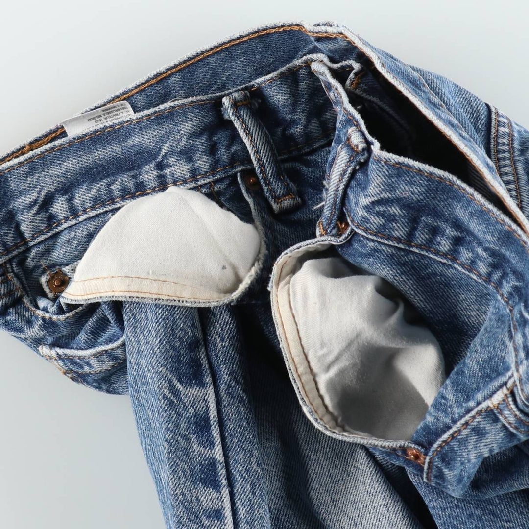 Levi's 505 tapered denim pants for men, size w36 cotton Blue type light blue Vintage Second Hand