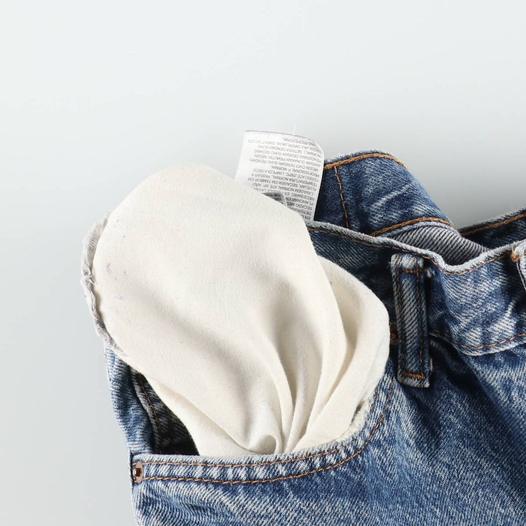 Levi's 505 tapered denim pants for men, size w36 cotton Blue type light blue Vintage Second Hand