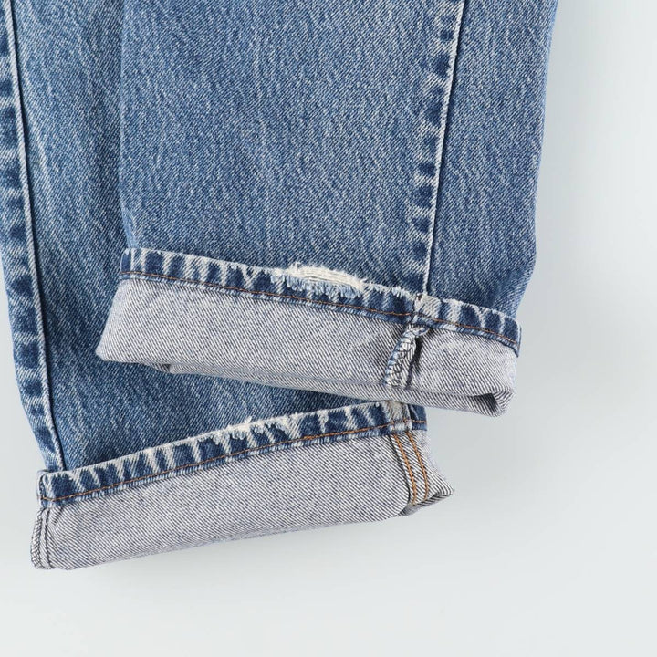 Levi's 505 tapered denim pants for men, size w36 cotton Blue type light blue Vintage Second Hand