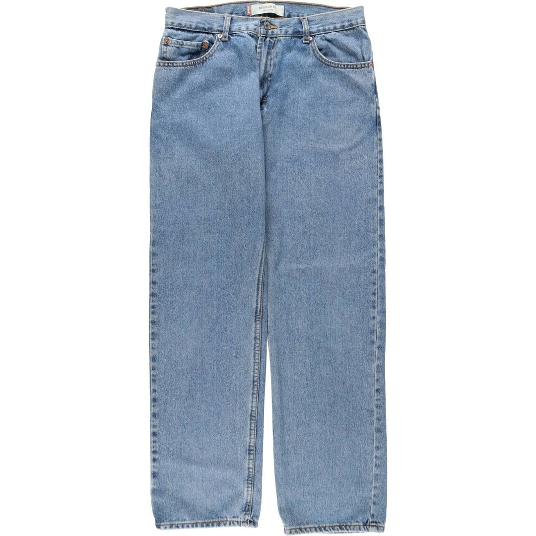 Levi's 505 REGULAR FIT tapered denim pants for men, size w34 cotton Blue type light blue Vintage Second Hand