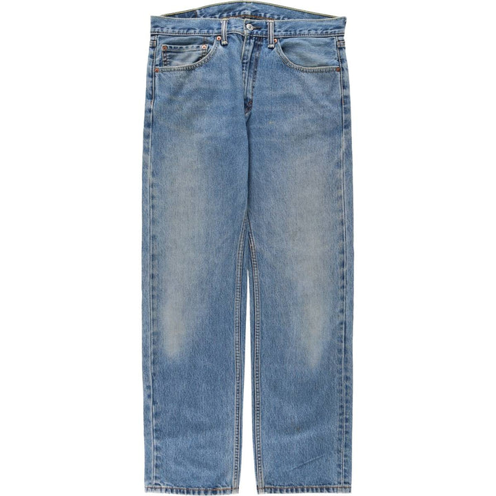 Levi's 505 tapered denim pants for men, equivalent to w35 unclear blue type Vintage Second Hand