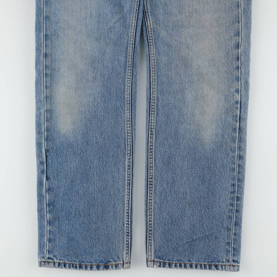 Levi's 505 tapered denim pants for men, equivalent to w35 unclear blue type Vintage Second Hand