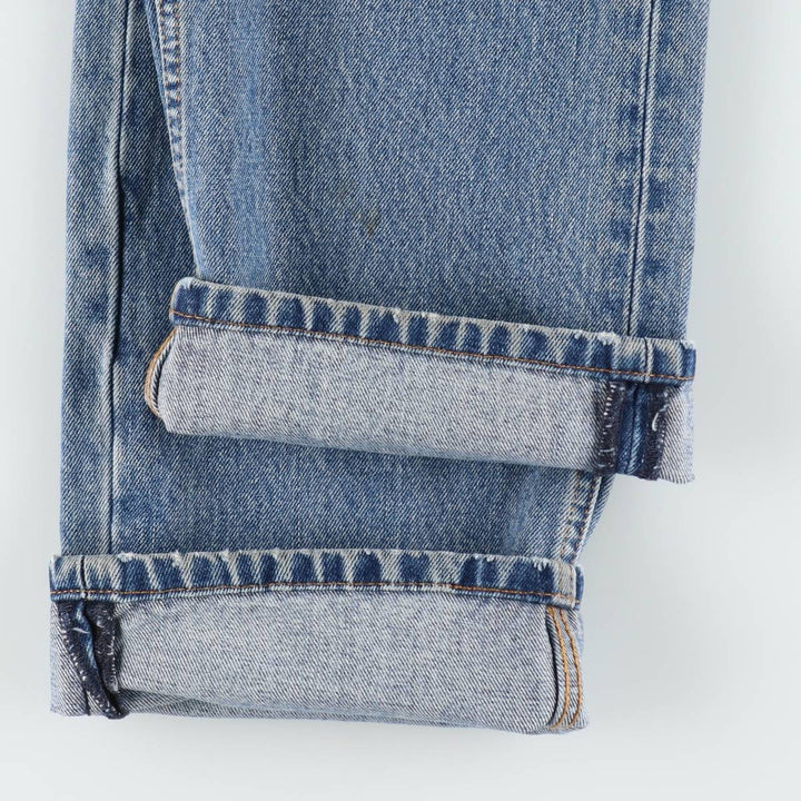 Levi's 505 tapered denim pants for men, equivalent to w35 unclear blue type Vintage Second Hand