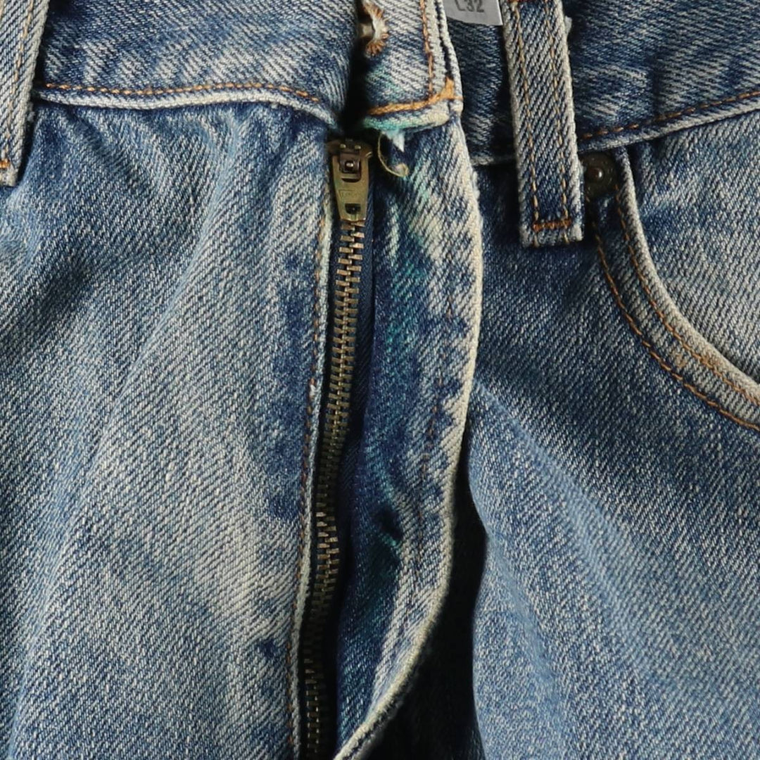 00'S Levi's 505 REGULAR FIT tapered denim pants for men, size w36 cotton blue type Vintage Second Hand