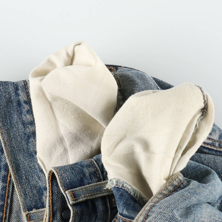 00'S Levi's 505 REGULAR FIT tapered denim pants for men, size w36 cotton blue type Vintage Second Hand