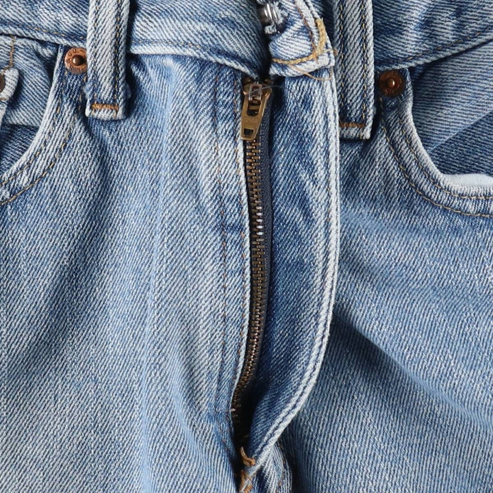 Levi's 505 STRAIGHT FIT tapered denim pants for men, equivalent to w33 cotton Blue type light blue Vintage Second Hand