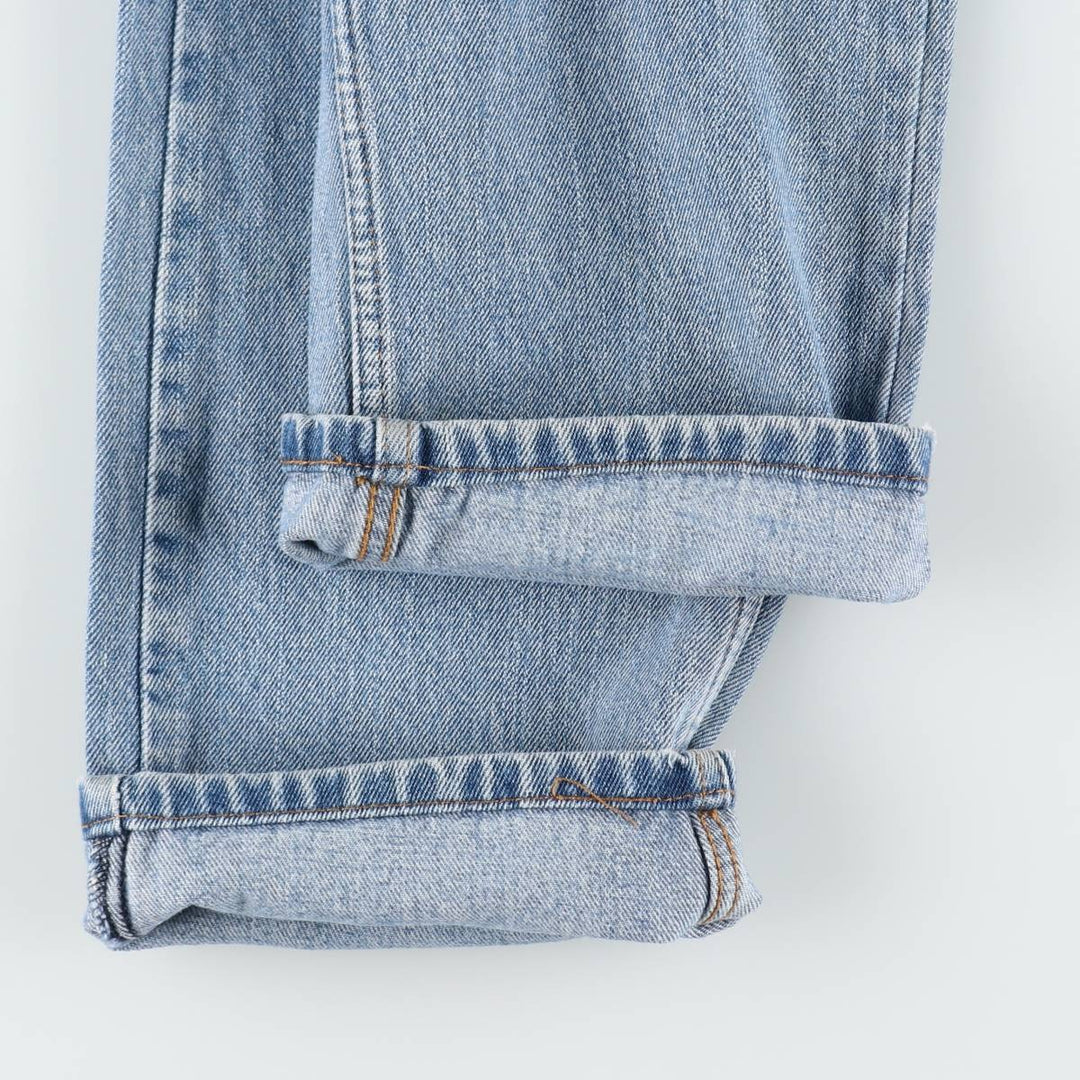 Levi's 505 STRAIGHT FIT tapered denim pants for men, equivalent to w33 cotton Blue type light blue Vintage Second Hand