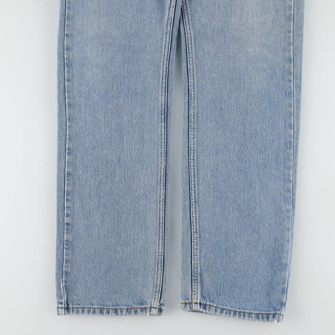 Levi's 505 STRAIGHT FIT tapered denim pants for men, equivalent to w33 cotton Blue type light blue Vintage Second Hand