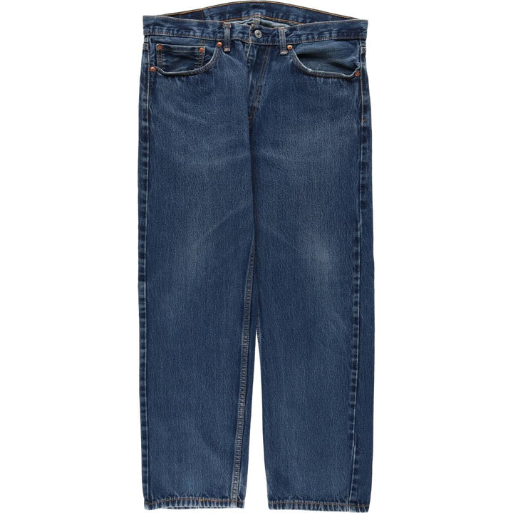 Levi's 505 tapered denim pants for men, size w36 cotton blue type Vintage Second Hand
