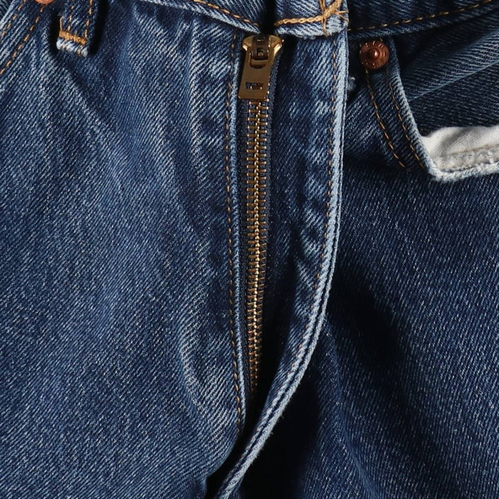 Levi's 505 tapered denim pants for men, size w36 cotton blue type Vintage Second Hand