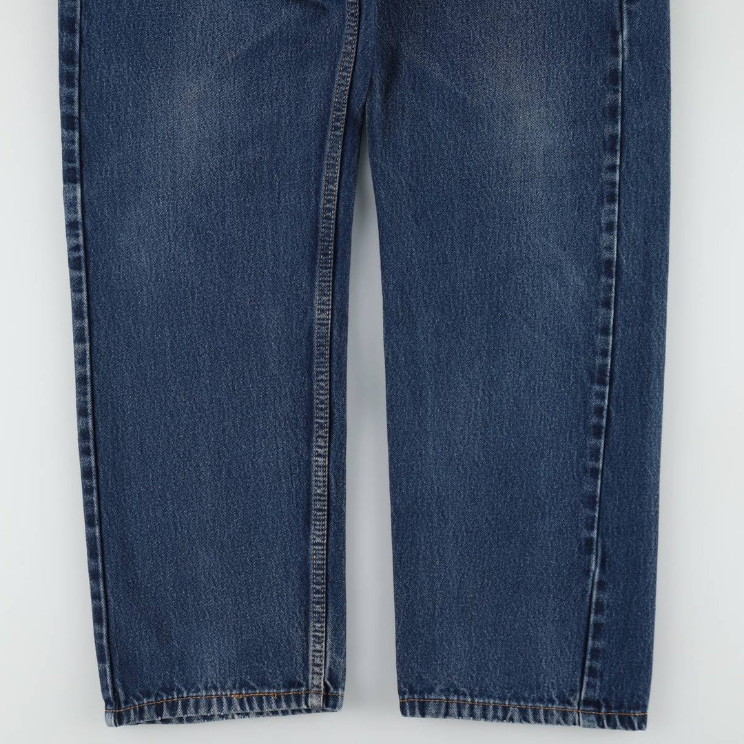 Levi's 505 tapered denim pants for men, size w36 cotton blue type Vintage Second Hand