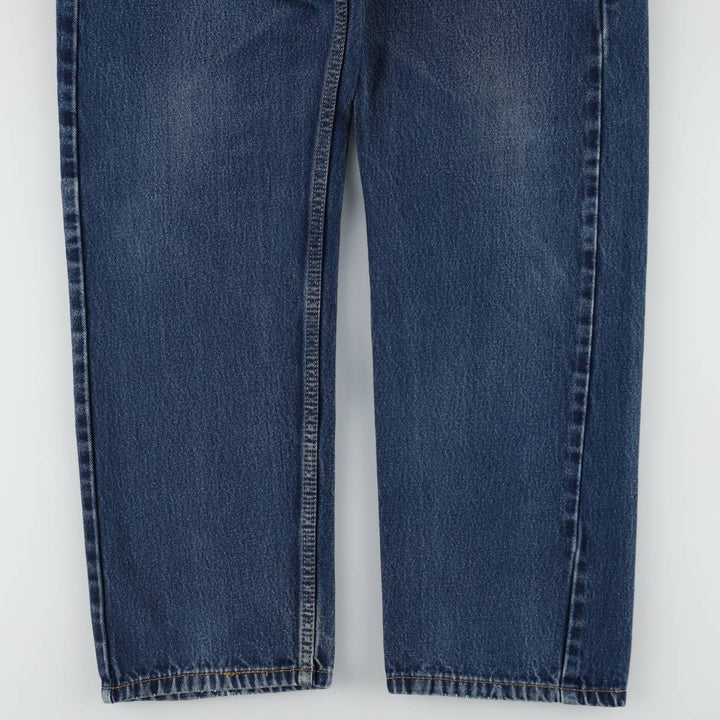 Levi's 505 tapered denim pants for men, size w36 cotton blue type Vintage Second Hand