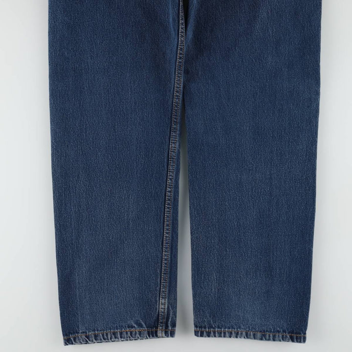 Levi's 505 tapered denim pants for men, size w36 cotton blue type Vintage Second Hand