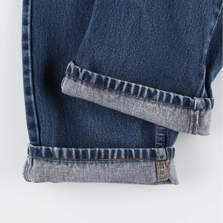 Levi's 505 tapered denim pants for men, size w36 cotton blue type Vintage Second Hand