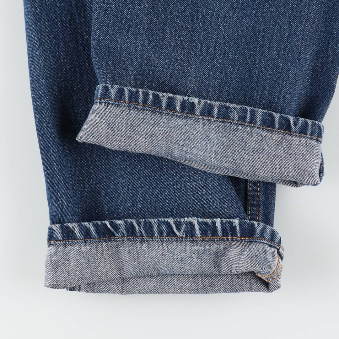 Levi's 505 tapered denim pants for men, size w36 cotton blue type Vintage Second Hand