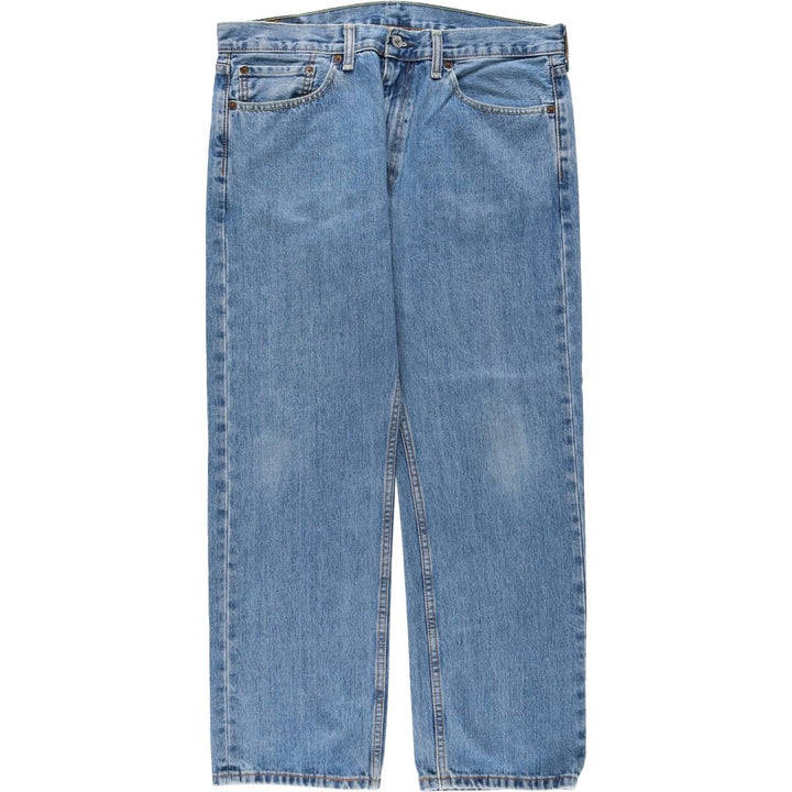 Levi's 505 tapered denim pants for men, size w37 cotton blue type Vintage Second Hand
