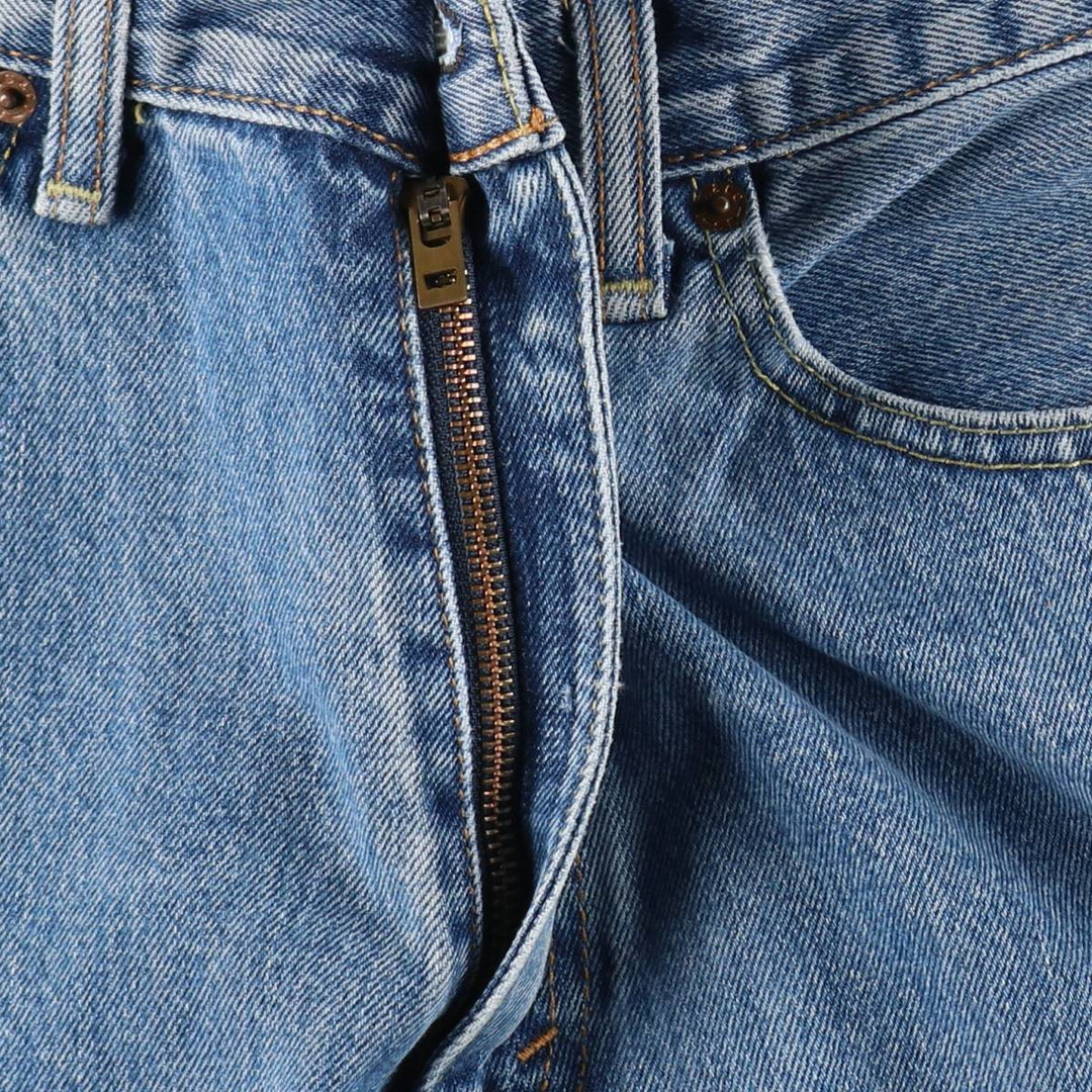 Levi's 505 tapered denim pants for men, size w37 cotton blue type Vintage Second Hand