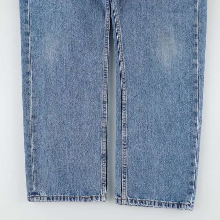 Levi's 505 tapered denim pants for men, size w37 cotton blue type Vintage Second Hand