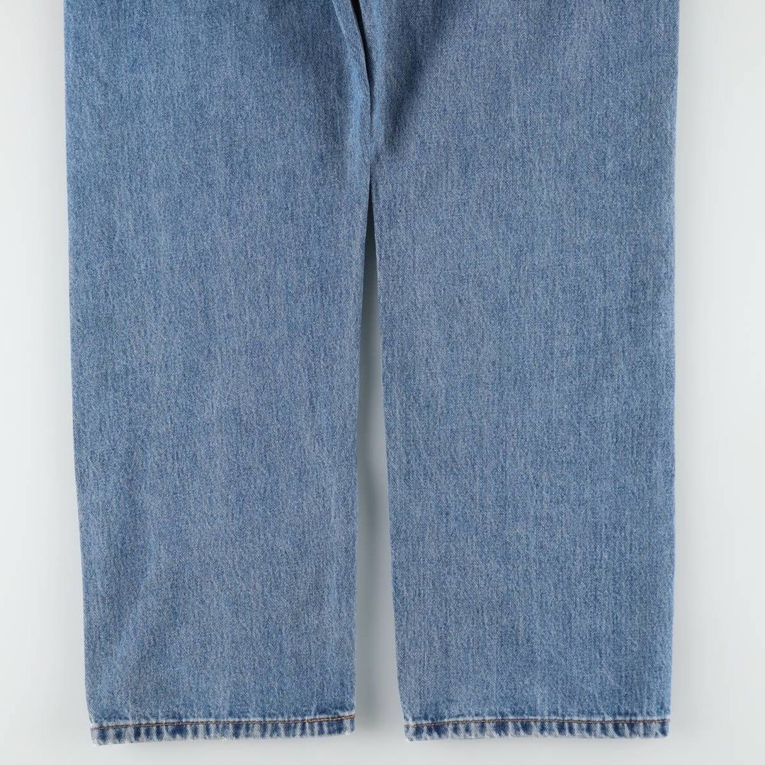 Levi's 505 tapered denim pants for men, size w37 cotton blue type Vintage Second Hand