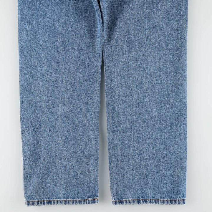 Levi's 505 tapered denim pants for men, size w37 cotton blue type Vintage Second Hand