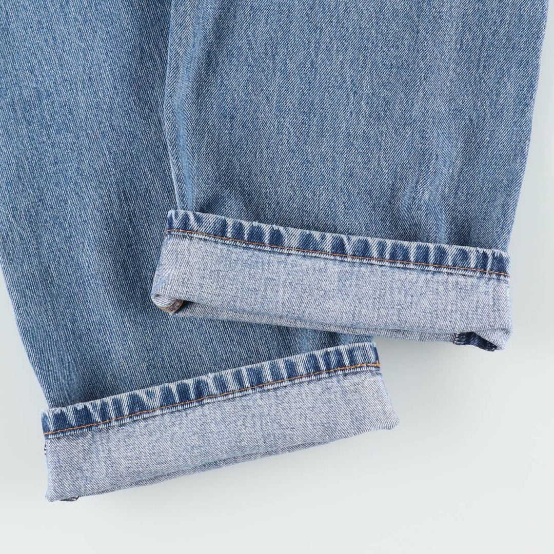 Levi's 505 tapered denim pants for men, size w37 cotton blue type Vintage Second Hand
