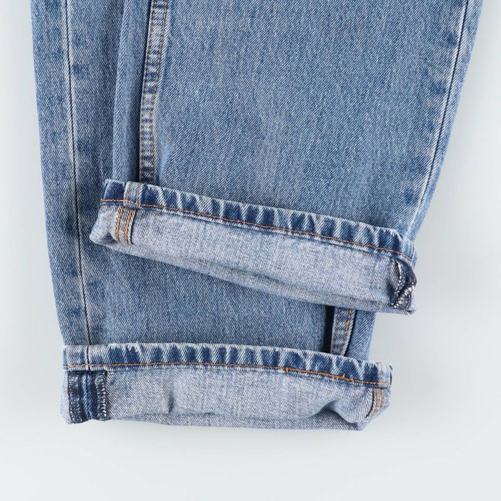 Levi's 505 tapered denim pants for men, size w37 cotton blue type Vintage Second Hand