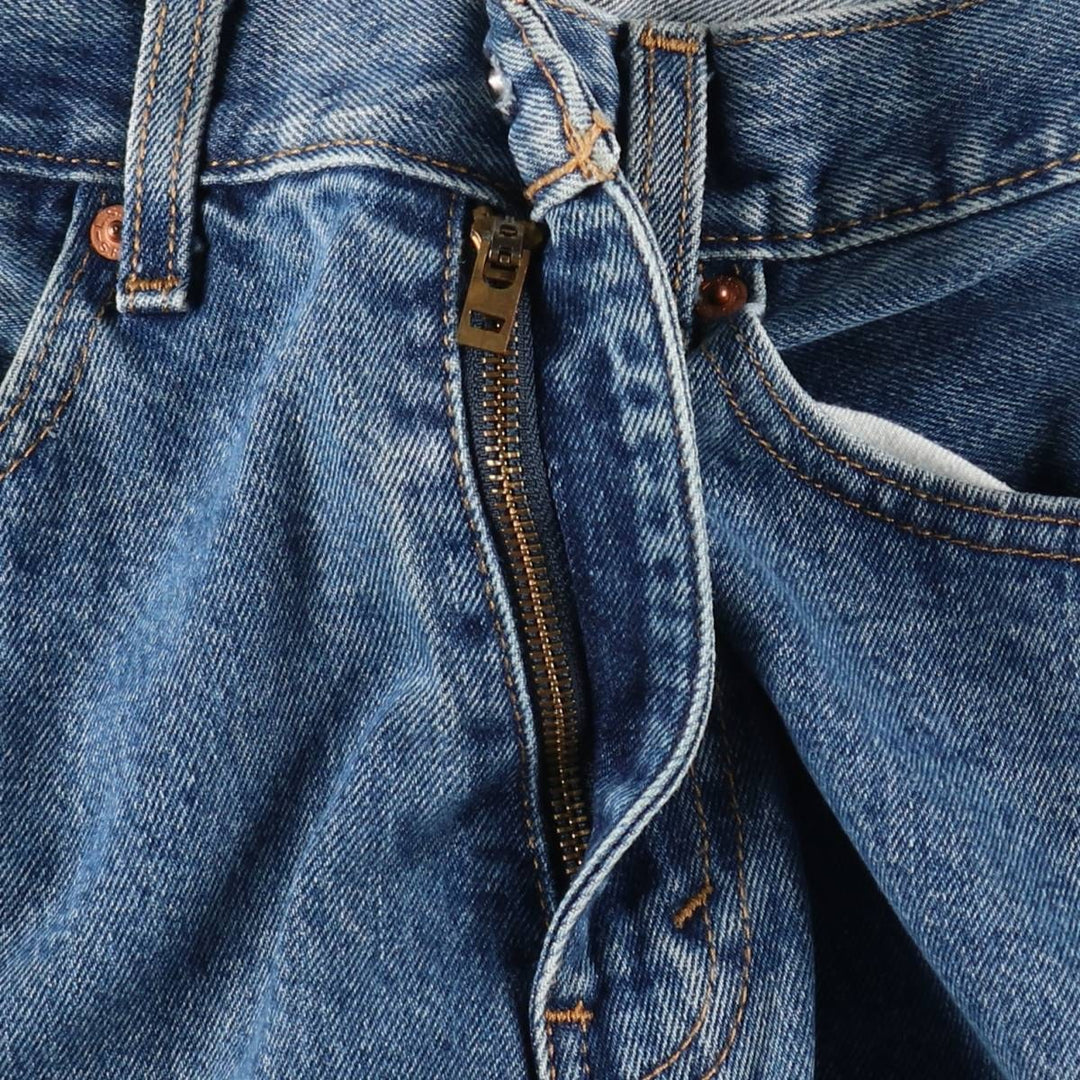Levi's 505 tapered denim pants for men, size W34 cotton Blue type light blue Vintage Second Hand
