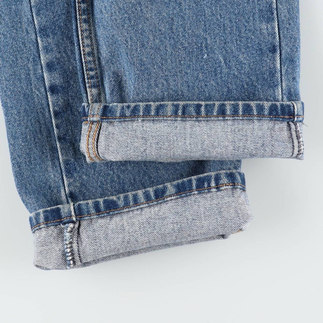 Levi's 505 tapered denim pants for men, size W34 cotton Blue type light blue Vintage Second Hand