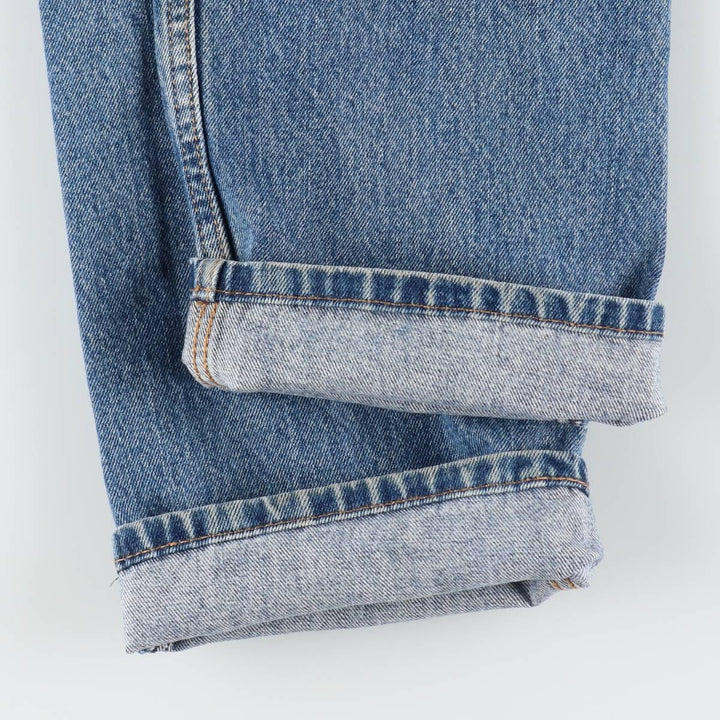 Levi's 505 tapered denim pants for men, size W34 cotton Blue type light blue Vintage Second Hand