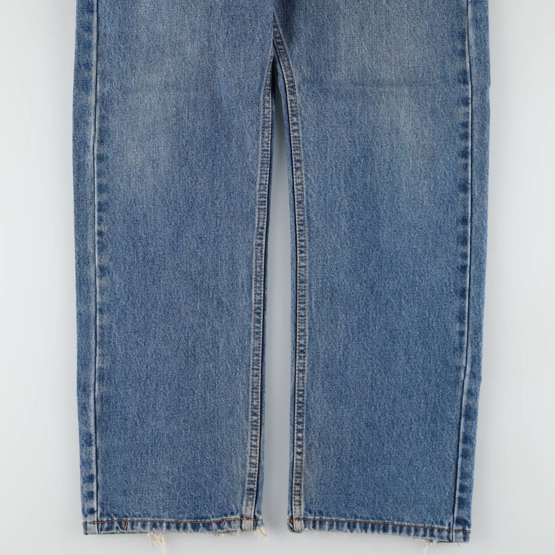 Levi's 505 tapered denim pants for men, size W34 cotton Blue type light blue Vintage Second Hand