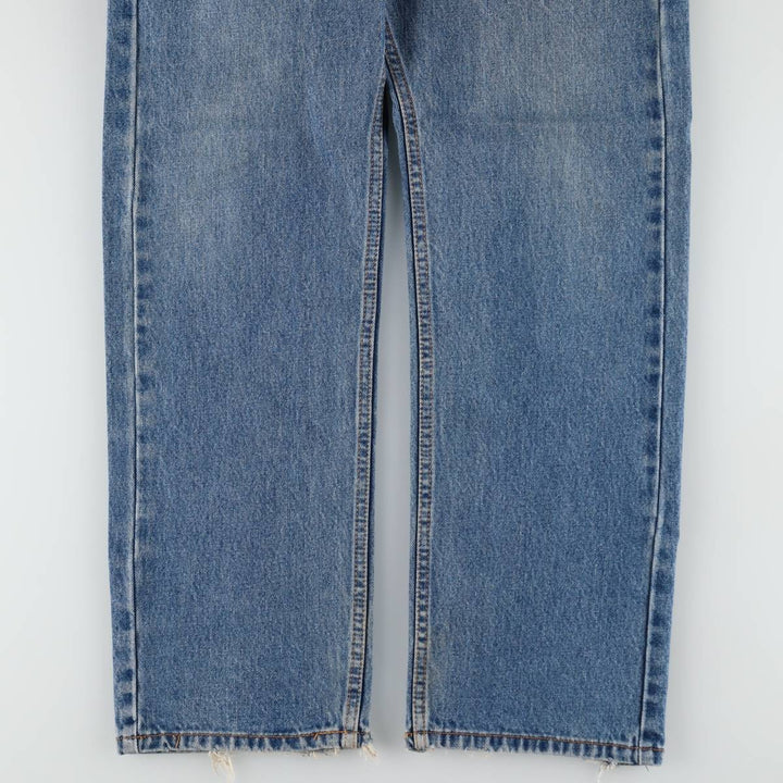 Levi's 505 tapered denim pants for men, size W34 cotton Blue type light blue Vintage Second Hand
