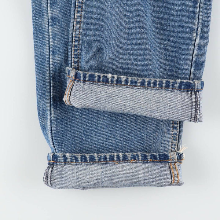 Levi's 505 tapered denim pants for men, size W34 cotton Blue type light blue Vintage Second Hand