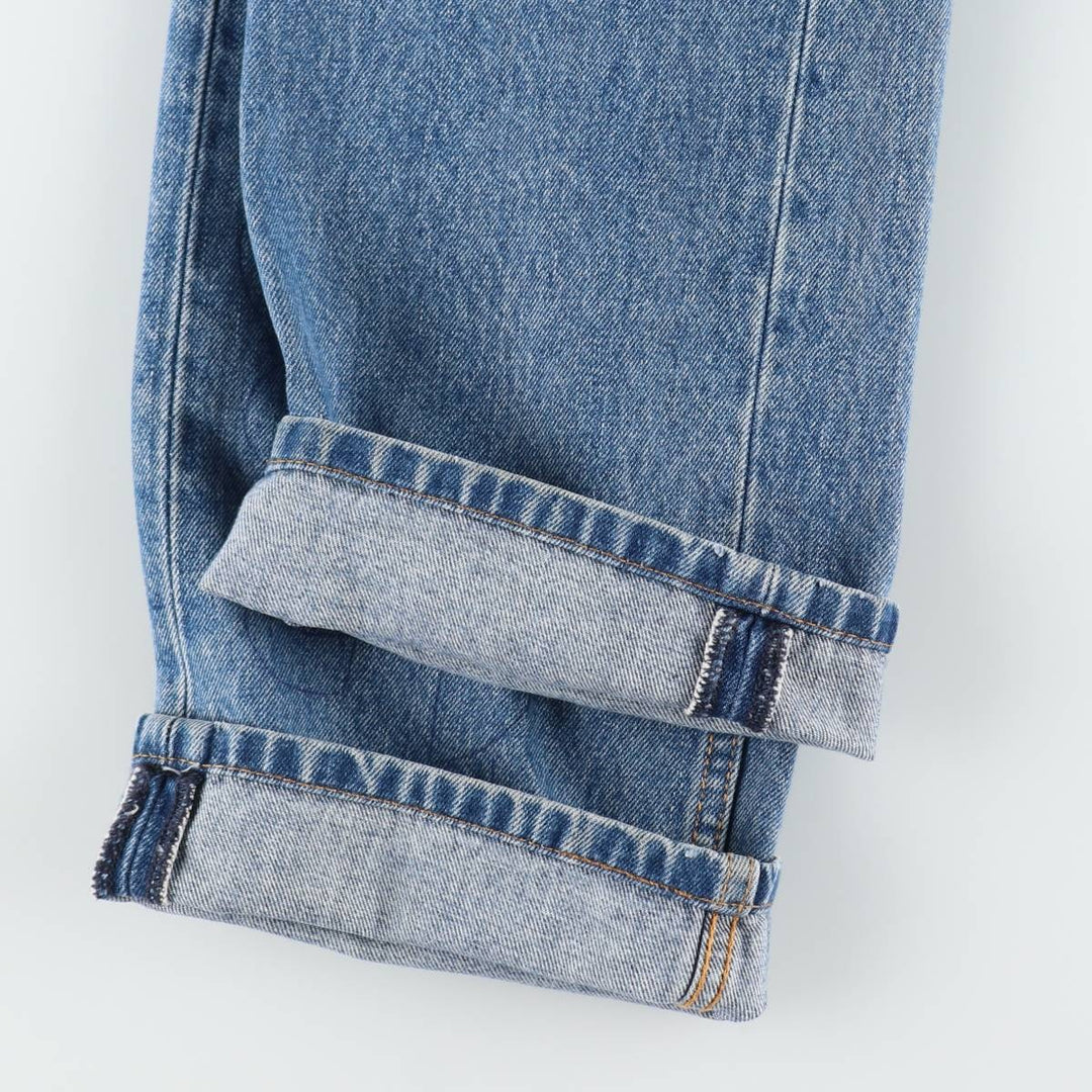Levi's 505 Painted Custom Tapered Denim Pants, Men's Size W33 (approx.) cotton Blue type light blue Vintage Second Hand
