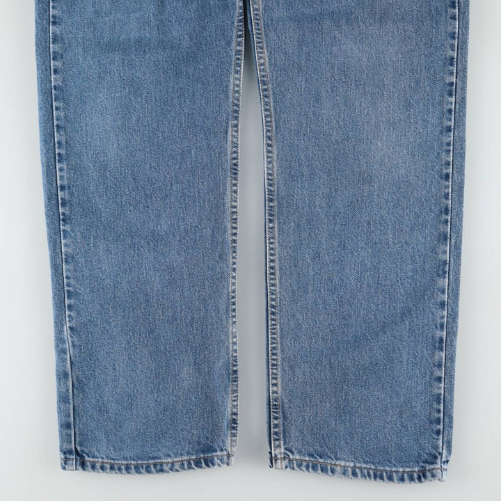 00'S Levi's 505 REGULAR FIT STRAIGHT LEG tapered denim pants for men, size w35 cotton Blue type light blue Vintage Second Hand
