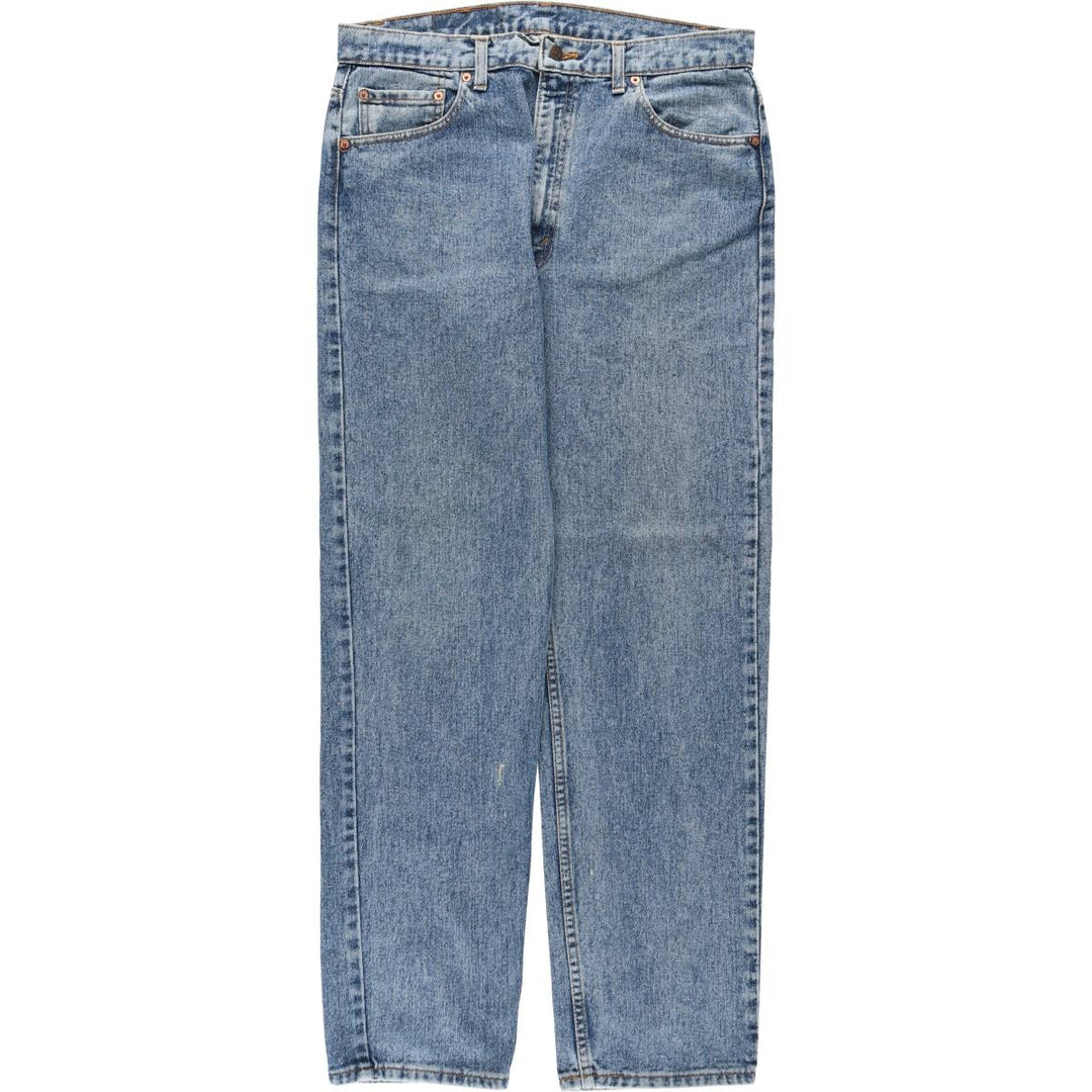 90'S Levi's 505 Tapered Denim Pants Made in USA Men's W34 Vintage cotton Blue type light blue Vintage Second Hand