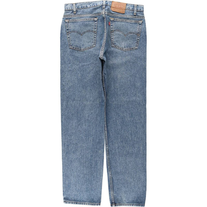 90'S Levi's 505 Tapered Denim Pants Made in USA Men's W34 Vintage cotton Blue type light blue Vintage Second Hand