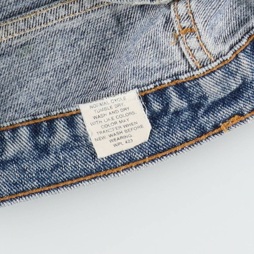 90'S Levi's 505 Tapered Denim Pants Made in USA Men's W34 Vintage cotton Blue type light blue Vintage Second Hand