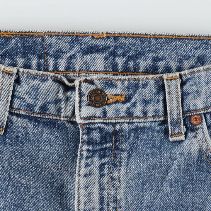 90'S Levi's 505 Tapered Denim Pants Made in USA Men's W34 Vintage cotton Blue type light blue Vintage Second Hand