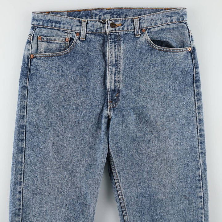 90'S Levi's 505 Tapered Denim Pants Made in USA Men's W34 Vintage cotton Blue type light blue Vintage Second Hand
